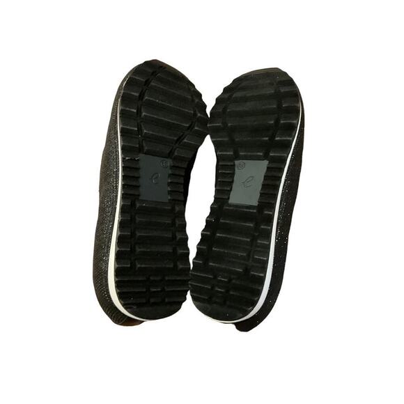 Easy Spirit Limara Walking Sneakers Shoes Slip On Glitter Black Womens Size 8.5W - Picture 3 of 4